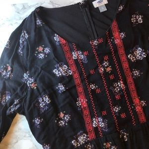 ⚡FLASH SALE ⚡Old Navy Black Stitched Dress